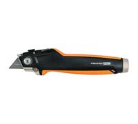 Fiskars Cutter de Plaquiste, Longueur 18,5 cm, Acier Inoxydable/Plastique | Noir/Orange, CarbonMax, 1027226
