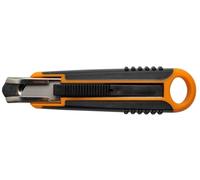 Fiskars Cutter de sécurité, 18mm, 14cm, Noir/Orange 1004683