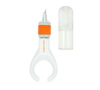Fiskars Cutter de précision à lame pivotante pour droitiers et gauchers 17,6 cm Acier/Plastique Blanc