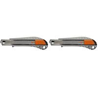 Fiskars Cutter professionnel en métal 18 mm, Orange/Métal, 1004617 (Lot de 2)