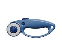Fiskars Cutter rotatif – Poignée en boucle – Ambidextre – Lame 45 mm – Mountain Haze Bleu