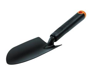 Fiskars Déplantoir, Pour sols durs, Longueur : 30 cm | Tête en acier résistant/Manche en plastique, Noir/Orange, Ergo, 1027017