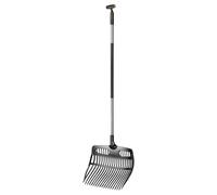 Fiskars Pelle-râteau ergonomique 1077116 – Long. 150 cm, Larg. 48 cm, Polycarbonate/Aluminium