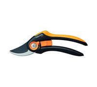 Fiskars Sécateur à lame franche Plus SmartFit P541 – Lames inox, antiadhésif, 20,1 cm, Noir/Orange