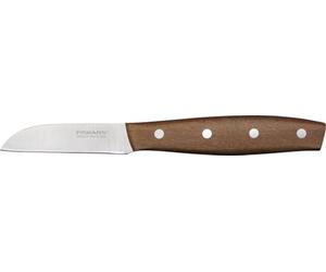 Fiskars Folken Couteau à Légumes, Longueur de Lame 7 cm | Lame en Acier Inoxydable Allemand, Manche en Bois d'Érable Certifié FSC, 1075691