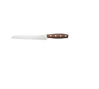 Fiskars Folken Couteau à Pain, Longueur de Lame 21 cm | Lame en Acier Inoxydable Allemand, Manche en Bois d'Érable Certifié FSC, 1075695