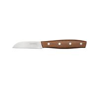Fiskars Couteau à éplucher Folken 7 cm Acier inoxydable allemand Manche érable FSC 1075691