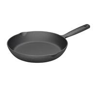 Fiskars Folken Poêle à Frire en Fonte, 24 cm, Sans Revêtement, Compatible Tous Types de Feux, 1075700, Noir