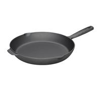 Fiskars Folken Poêle à Frire en Fonte, 28 cm, Sans Revêtement, Compatible Tous Types de Feux, 1075699, Noir