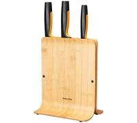Fiskars Functional Form Fiskars Bloc de Couteaux en Bambou avec 3 Couteaux 1057553