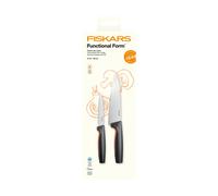 Fiskars Functional Form set de couteaux de chef Acier inoxydable. 2 pièces