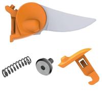 Fiskars Kit de Pièces de Rechange, Lame, Ressort | Branches Jusqu'à 26 mm de Diamètre, Revêtement Antiadhésif, Acier, Orange, 1080137