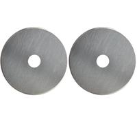 Fiskars Lame de Rechange originale, Lame Rotative en titane pour coupes droites, avec support de Lame, Ø 45 mm, Acier avec revêtement en Titane, 1066043 (Lot de 2)