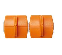 Fiskars Lames TripleTrack Titanium High Profile pour massicots – Coupe droite – Orange – 2 unités