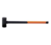 Fiskars Masse forgée 3 kg, Avec pare-faux coup | Tête en acier au carbone/Manche trimatière, Noir/Orange, L, 1001619