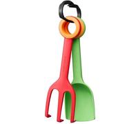 Fiskars Truelle et fourche pour enfants MyFirst Fiskars 2-en-1 24 cm plastique renforcé vert/orange