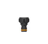 Fiskars Nez de Robinet, pour Robinets, Ø 21 mm (G 1/2"), FiberComp | Taille universelle, 10 g, Noir/Orange, 1027053