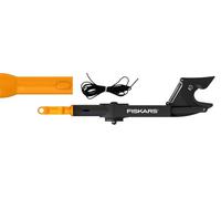 Fiskars OneClick Coupe-Branches | Embout en Forme d'Enclume pour le Bois Sec et Dur, Changement Facile en Un Clic, Mécanisme Sans Câble, Noir/Orange, 1080702