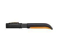 Fiskars OneClick Poignée S, Poignée Courte pour Têtes d'Outils de Jardin | Changement sans Effort en un Seul Clic, Adaptateur QuikFit Vendu Séparément, 29 cm, Noir/Orange, 1080548