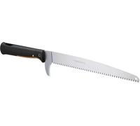 Fiskars OneClick Scie de Jardin, Lame Dentée Droite pour Scier les Branches et les Troncs, Changement Facile en Un Clic, Peut Également être Utilisée Comme Scie à Main, Noir/Orange, 1080691