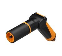 Fiskars Pistolet d'arrosage 2 fonctions – Jet droit et brume, contrôle au pouce, Noir/Orange