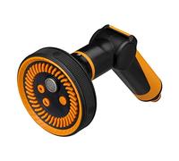 Fiskars Pistolet d'Arrosage Multi, 5 Fonctions | Contrôle de Débit en Continu par le Pouce, Taille Universelle, Noir/Orange, 1065485