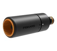 Fiskars Pistolet d'Arrosage, Réglable en continu, Pistolet SoftGrip, Taille universelle, 10,7 cm, Ø 3,6 cm, 59 g, Noir/Orange, 1027088