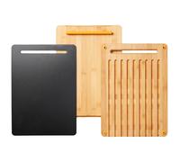 Fiskars Planche à découper Functional Form 3 Pièces Bambou-plastique