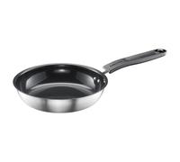 Fiskars Poêle, Ø 20 cm, Poêle Anti-adhésive, Convient pour toutes les Cuisinières, Inox recy unctional Form, Argent/Noir, 1072249