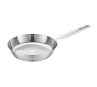 Fiskars Poêle, Ø 24 cm, All Steel pure, Poêle non revêtue, Convient pour toutes les cuisinières, Inox recy rgent, 1065627