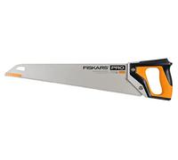 Fiskars Pro Scie égoïne pour Bois, Stratifiés et PVC | Longueur de lame : 50 cm, 9 TPI, Noir/Orange, PowerTooth, 1062919