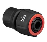 Fiskars Raccord de tuyau FLOW Ø 19 mm (3/4") FiberComp Taille universelle Noir/Rouge - 8 pièces