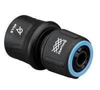 Fiskars Raccord de tuyau Stop FiberComp Ø 13-15 mm (1/2 - 5/8") Noir/Bleu Pack de 8