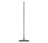 Fiskars Râteau universel Solid, 41 cm, 12 dents, acier/manche aluminium, noir/orange