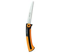 Fiskars Scie de jardin à lame rétractable Xtract SW73 – Lame 160 mm, acier inox Noir/Orange