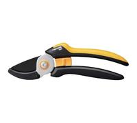 Fiskars Sécateur à Enclume, L, Solid, P361, Pour Branches et Rameaux Secs, Revêtement Antiadhésif, Lames en Acier Inoxydable, Longueur : 20,1 cm, Noir/Orange, 1057165