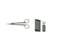 Fiskars Sécateur de Précision avec Étui, Urban Plant Care | Longueur Totale 17 cm, Acier Inoxydable/Plastique, Vert Foncé/Noir, 1075315