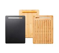Fiskars Planche à découper Functional Form 3 Pièces Bambou-plastique