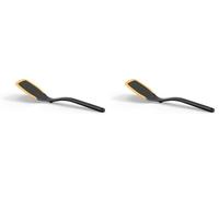 Fiskars Spatule en silicone, Longueur :29 cm, Plastique/Silicone, Functional Form, Noir/Orange, 1027300 (Lot de 2)