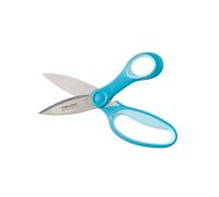 Fiskars Super Ciseaux pour Enfants à Partir de 8 ans | Ciseaux Puissants pour les Matériaux Épais, Coupe le Carton et le Fil de Fer, Longueur : 15,3 cm, Bleu, 1082506