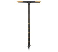 Fiskars Tarière manuelle QuikDrill S – 100 mm (trous jusqu'à 10 cm) – Noir/Orange – 1000636
