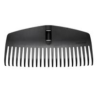 Fiskars Tête de balai à gazon, 23 dents, Compatible avec Fiskars Solid Manche, Largeur : 42 cm, Dents en plastique, Noir, M, Solid, 1063089