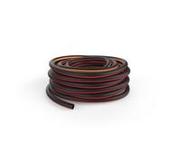 Fiskars Tuyau d'Arrosage M-L, Solid, Tuyau pour Système d'Irrigation, 19 mm (3/4"), Longueur : 25 m, Raccord Universel, Protégé contre les UV, Résistant au Gel, Résistant à la Torsion, Rouge, 1076062