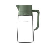 Fiskars Urban Plant Care Arrosoir en Verre, 0,5 L | Design Élégant pour Plantes D'Intérieur, Poignée Ergonomique, Hauteur 19,9 cm, Verre, Vert Olive, 1080775
