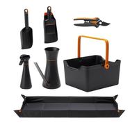 Fiskars Urban Plant Care Set 7 pcs, Noir/Orange