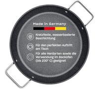 Fissler Adamant Poêle À Frire/servir (28 cm) En Aluminium, Revêtue, Anti-adhésive, Bord Haut, Résistante Aux Rayures, Compatible Induction, Noir
