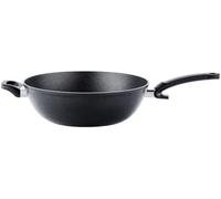 Fissler Adamant / Poêle à wok en aluminium revêtue (26 cm - 3,8 L) grande poêle à frire asiatique, anti-adhésive, anti-rayures, Germany - induction