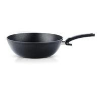 Fissler Wok ADAMANT 30 cm, aluminium antiadhésif, induction, 5,2 l, noir