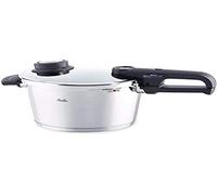 Fissler Autocuiseur inox, 22 cm, Volume : 4,5 litres, Tous feux dont induction, Fonction cuiseur vapeur, Verrouillage sécurisé, Vitavit Premium