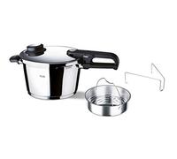 Fissler Autocuiseur INOX, 26 cm, Contenance : 8 litres, Tous Feux Dont Induction, Fonction cuiseur Vapeur, Verrouillage sécurisé, Vitavit Premium